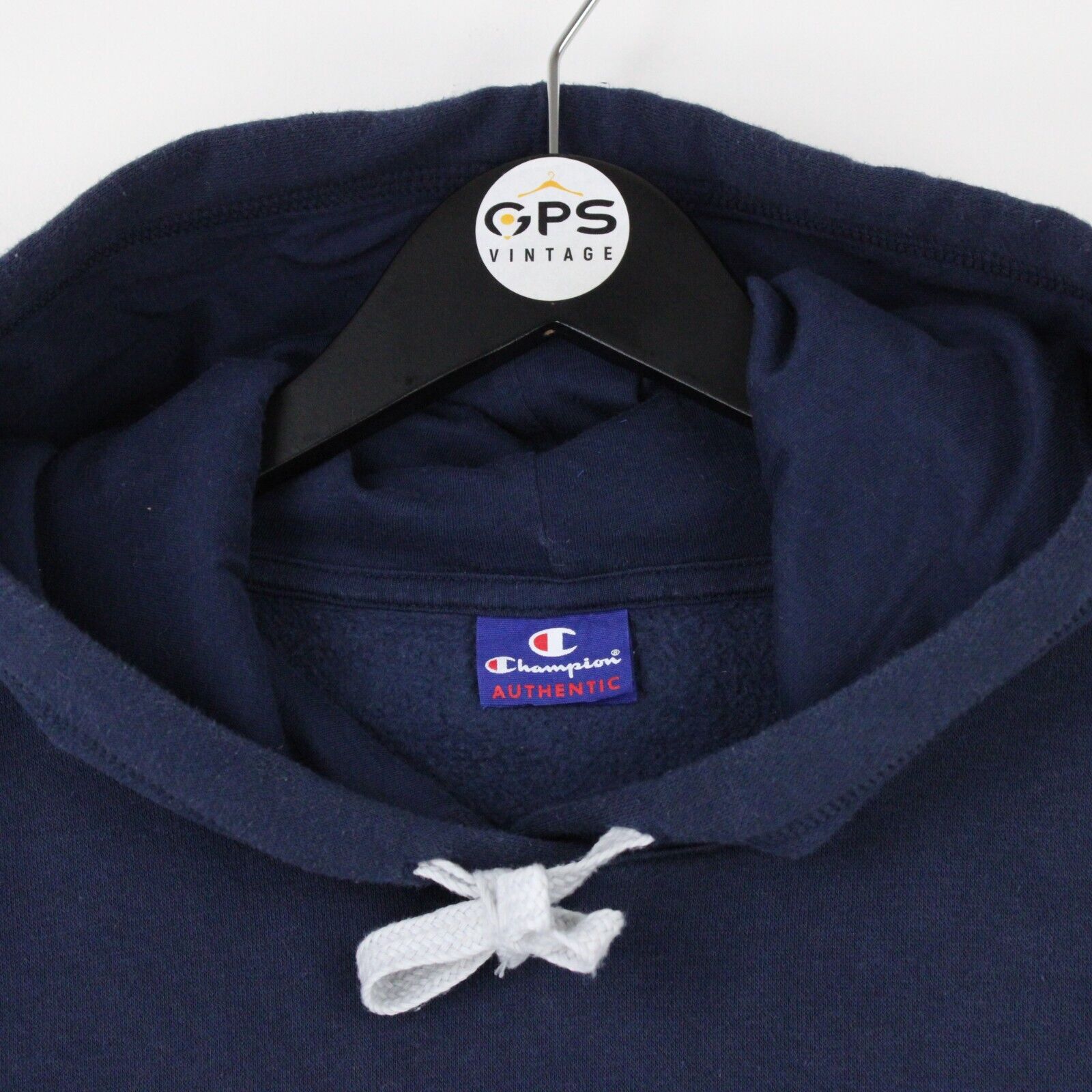 Mens navy blue champion clearance hoodie