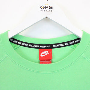 NIKE Sweatshirt Green | Large