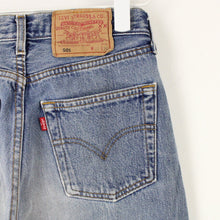 Load image into Gallery viewer, Womens LEVIS 501 Jeans Mid Blue | W27 L30
