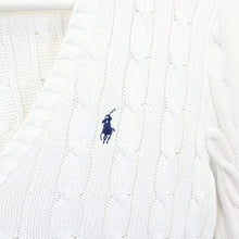 Load image into Gallery viewer, Womens RALPH LAUREN Knit Sweatshirt White | Small
