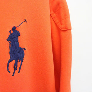 RALPH LAUREN Polo Shirt Orange | XL