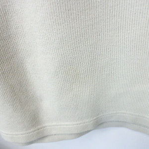 RALPH LAUREN 1/4 Zip Sweatshirt Beige | Medium