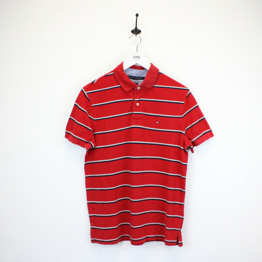 TOMMY HILFIGER Polo Shirt Red | Small