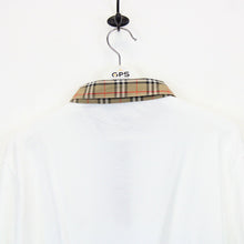 Load image into Gallery viewer, Womens BURBERRY 00s Polo Shirt White | XL
