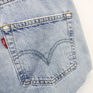 Womens LEVIS 501 Shorts Light Blue | W28