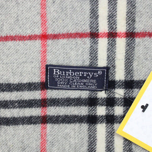 BURBERRYS 90s Nova Check Scarf | Grey