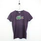 Womens LACOSTE T-Shirt Purple | XS