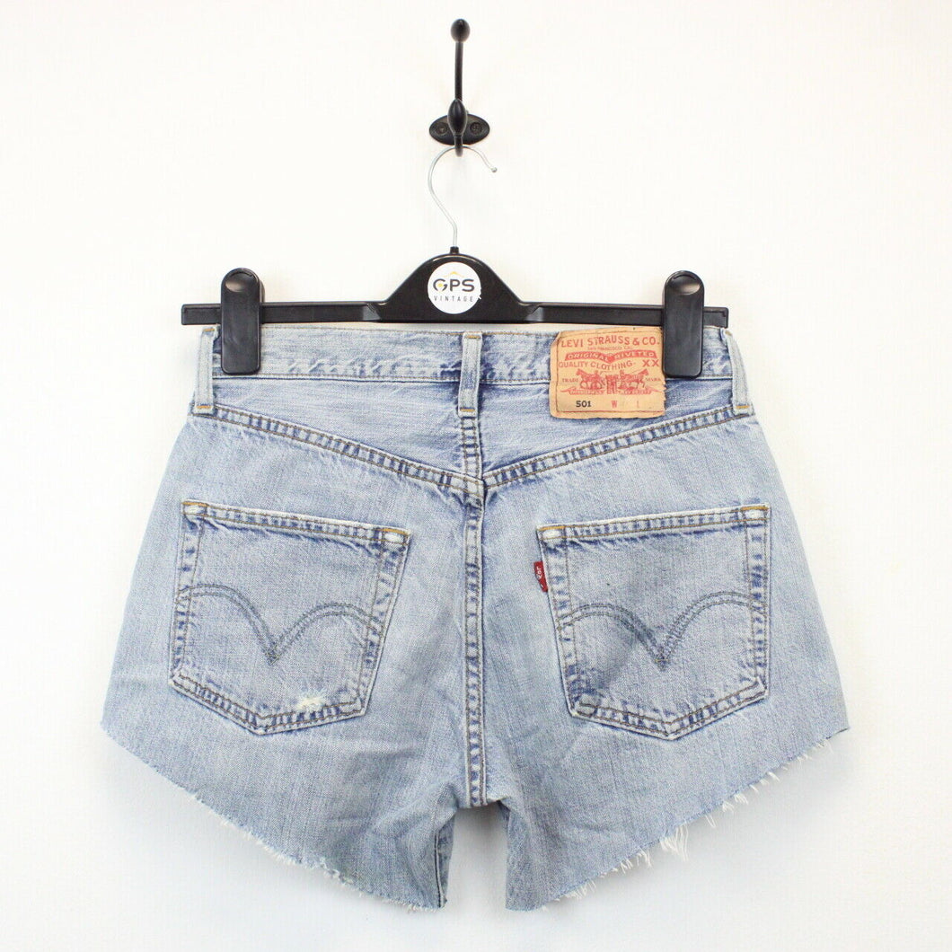 Womens LEVIS 501 Shorts Light Blue | W28