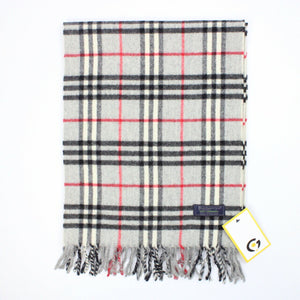 BURBERRYS 90s Nova Check Scarf | Grey