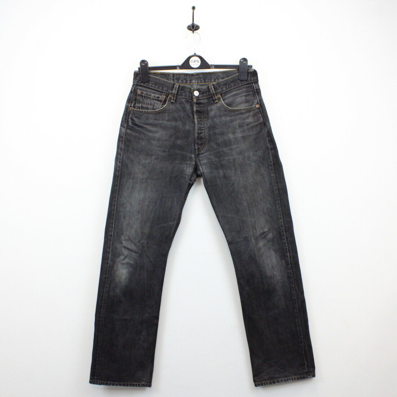 LEVIS 501 Jeans Black Charcoal | W32 L32