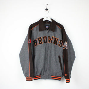 NFL 00s' Cleveland BROWNS Jacket | Medium