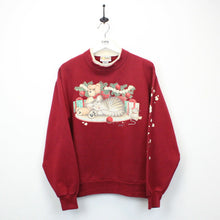 Load image into Gallery viewer, Womens 90s Christmas Sweatshirt Red | Small
