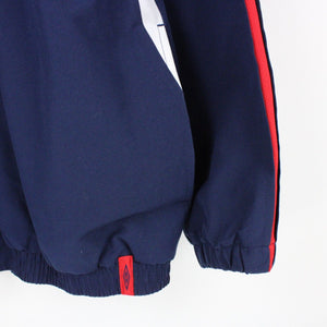 Mens UMBRO 00s Track Top Navy Blue | XL