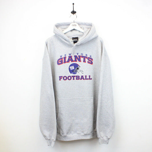 NFL REEBOK 00s New York GIANTS Hoodie Grey | XXL