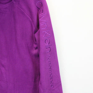 Womens CALVIN KLEIN Fleece Purple | Small