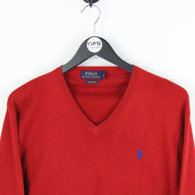 Load image into Gallery viewer, RALPH LAUREN Knit Sweatshirt Red | Small
