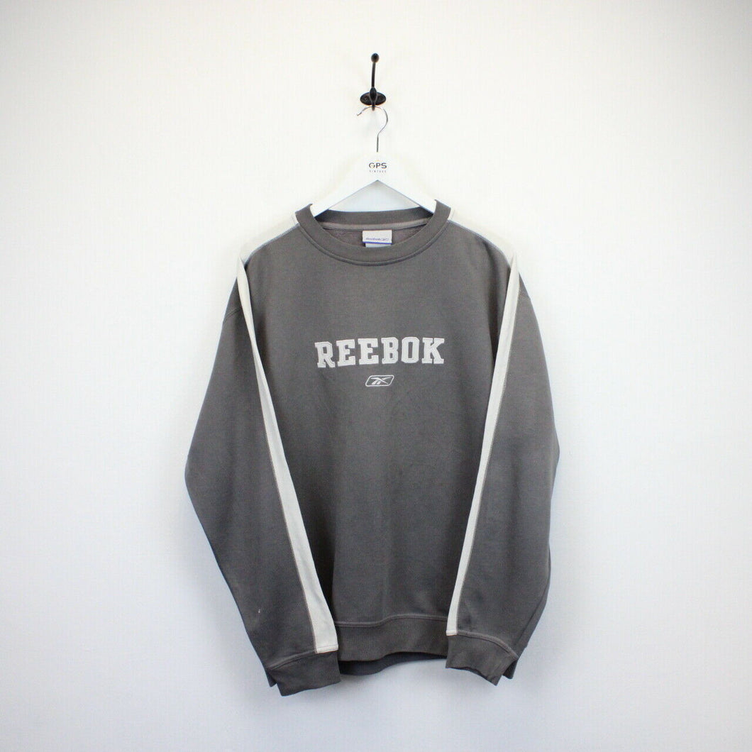 REEBOK 00s Sweatshirt Khaki Green | Medium