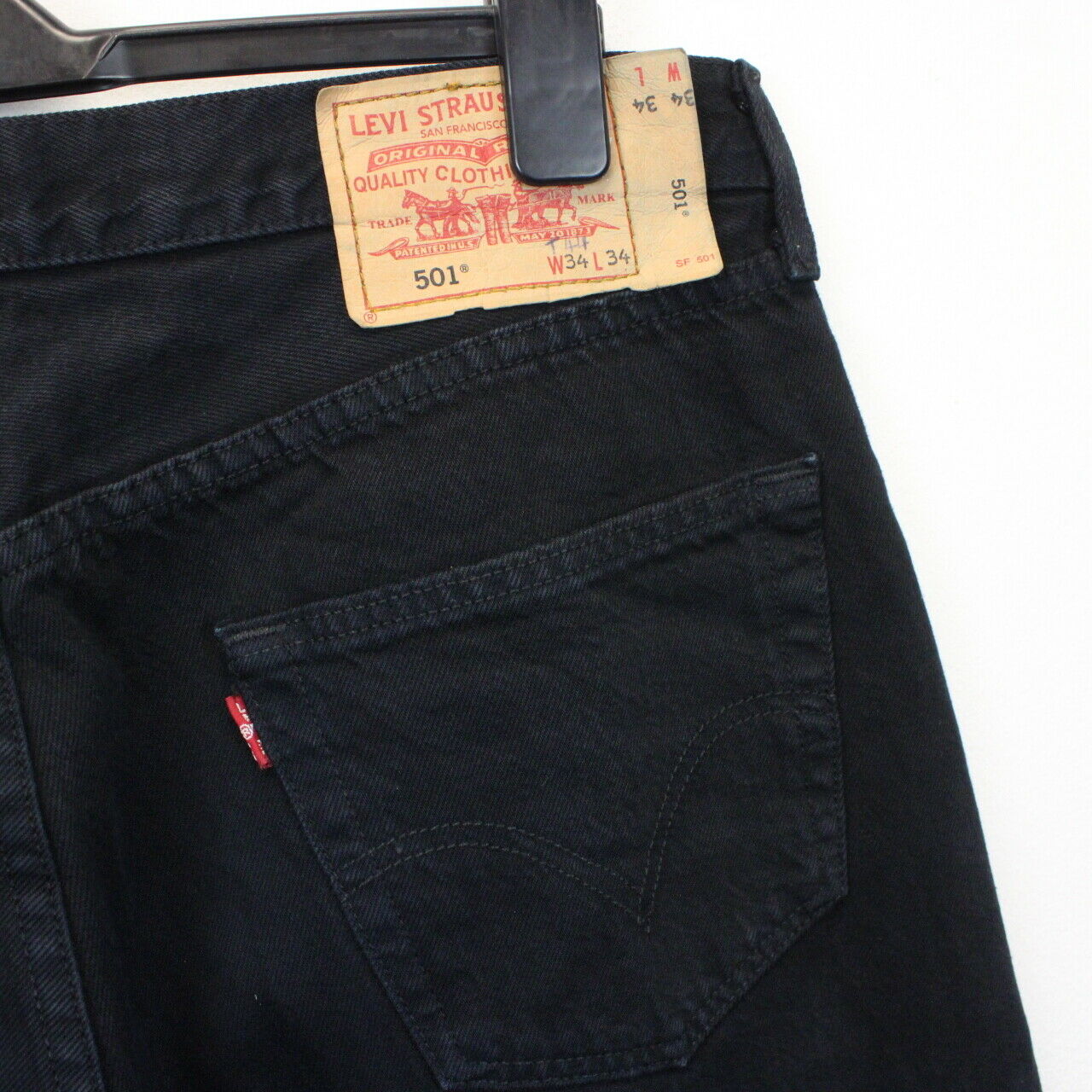 LEVIS 501 Jeans Black W34 L30