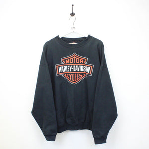 HARLEY DAVIDSON 00s Sweatshirt Black | Large