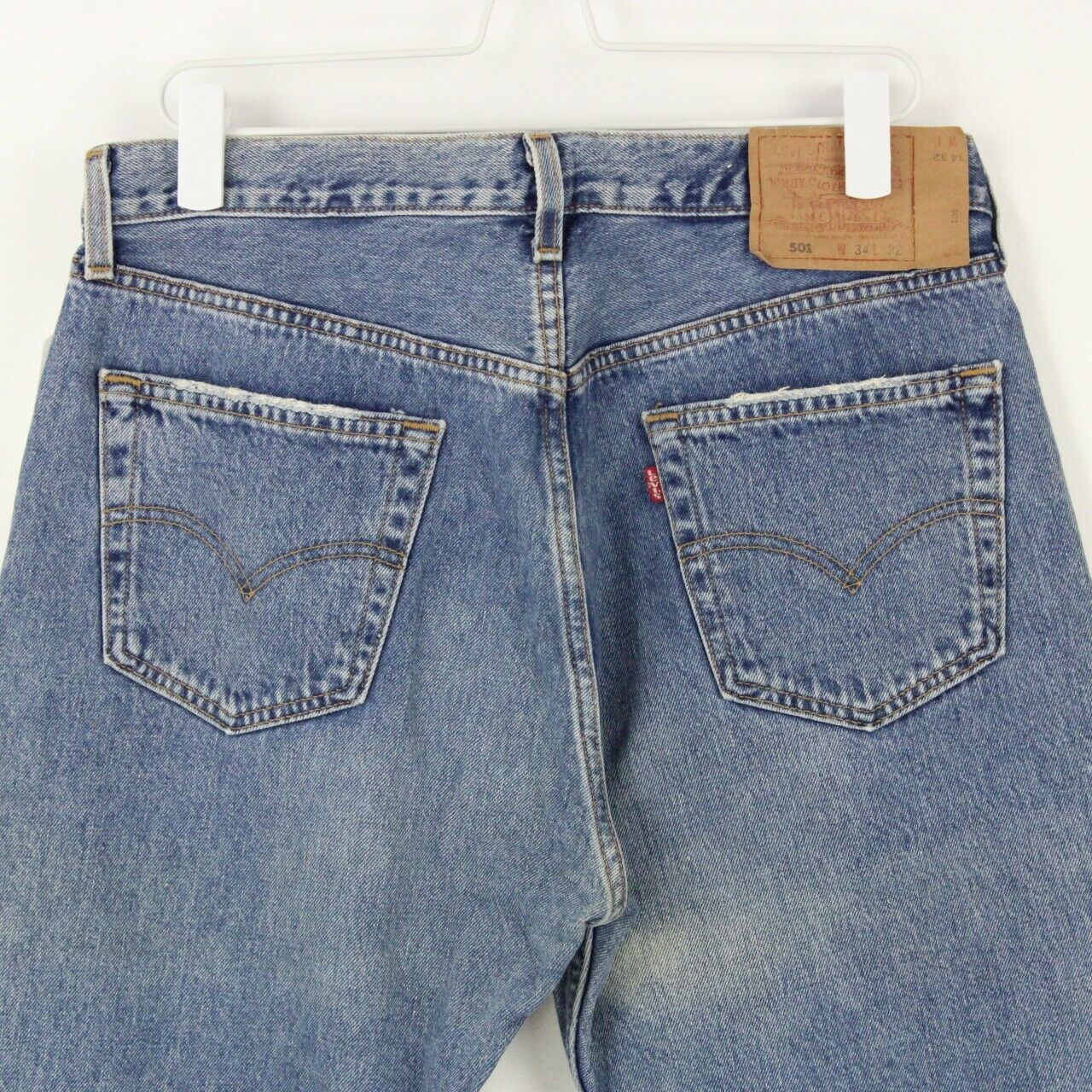 Mens LEVIS 501 Jeans Mid Blue | W33 L33