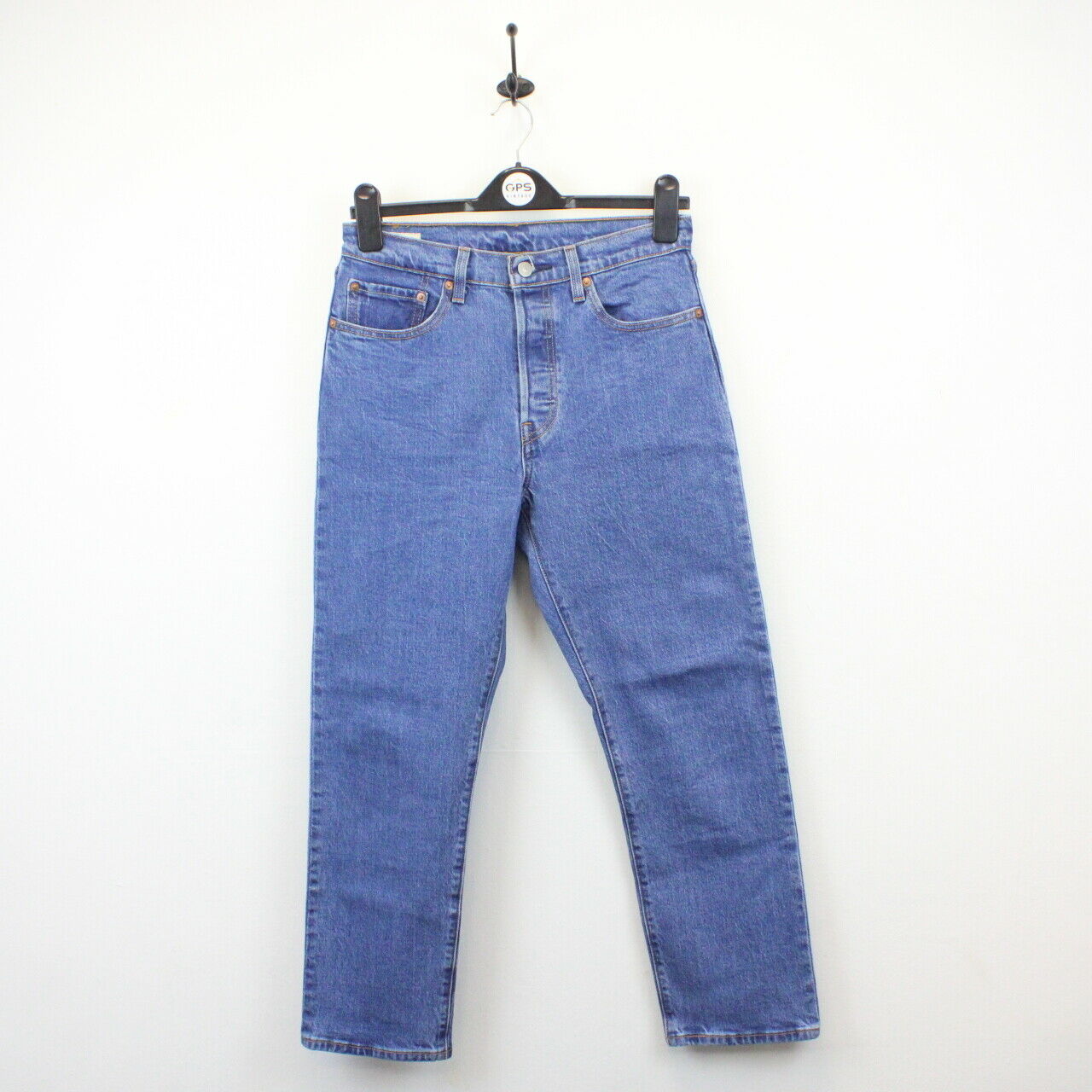 Womens LEVIS 501 Big E Jeans Mid Blue | W28 L26