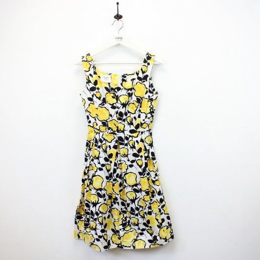 Womens Floral Dress Yellow | XS