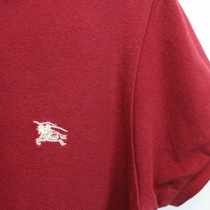 BURBERRY Polo Shirt Red | Medium