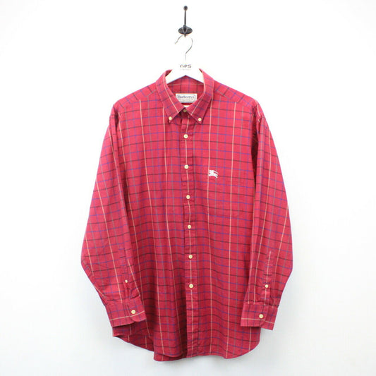 BURBERRYS 90s Shirt Red | Large