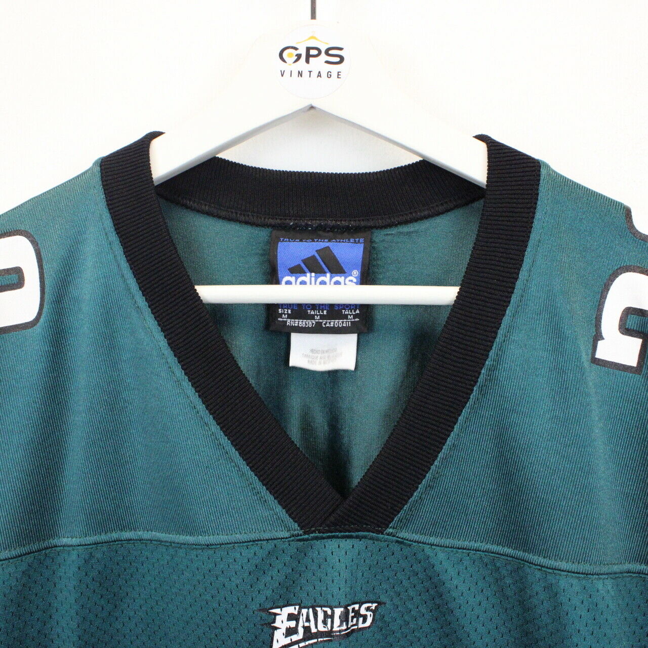 NFL ADIDAS 90s Philadelphia EAGLES Jersey Green | Medium