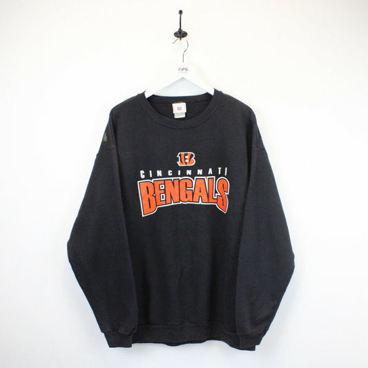 NFL Cincinnati BENGALS Sweatshirt Black | XL