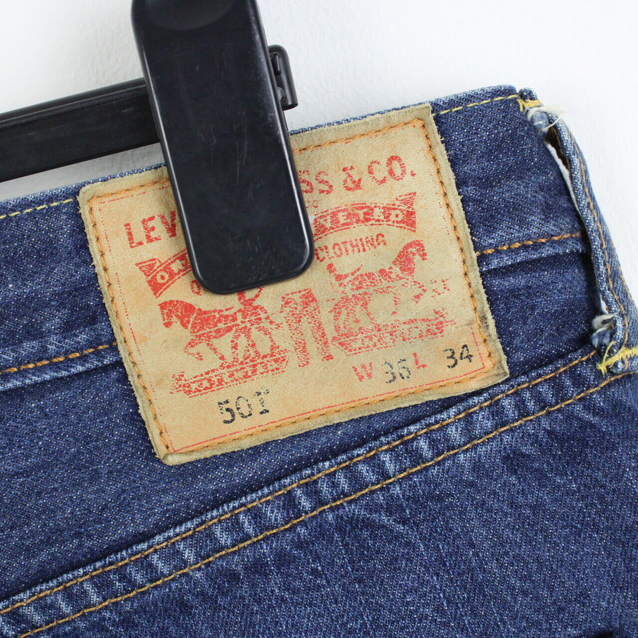 LEVIS 501 Jeans Dark Blue | W37 L30