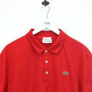 LACOSTE Polo Shirt Red | XL