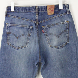 Mens LEVIS 501 Jeans Mid Blue | W33 L34