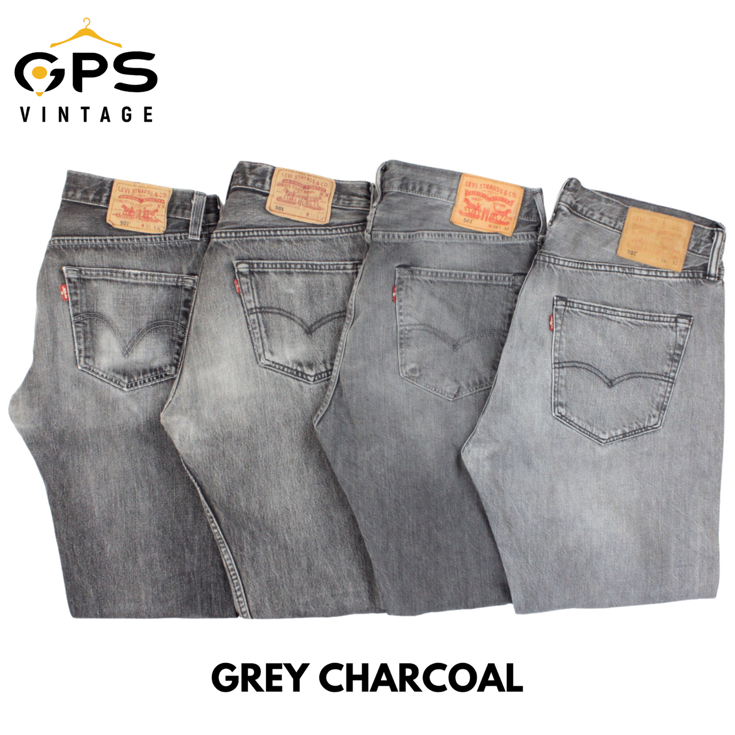 LEVIS 501 Jeans Grade A | Black Grey