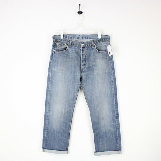 Mens LEVIS 501 Jeans Mid Blue | W36 L28