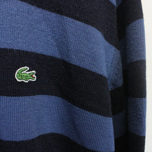 LACOSTE Knit Sweatshirt Blue | XL