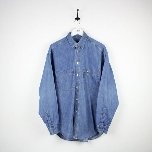 TRUSSARDI Denim Shirt Blue | Large