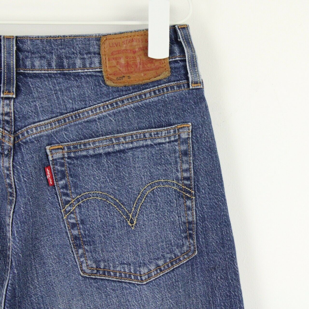 Womens LEVIS 501 S Jeans Mid Blue | W28 L32