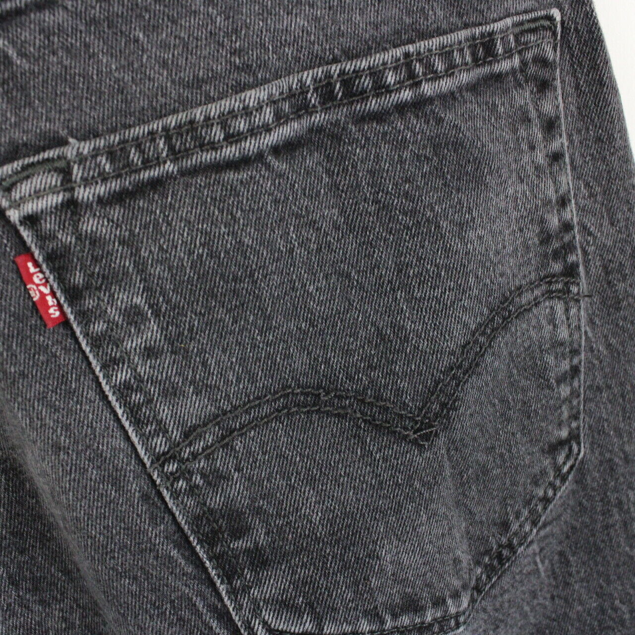 Mens LEVIS 501 Jeans Black Charcoal | W36 L34