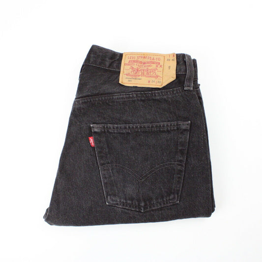 LEVIS 501 Jeans Black Charcoal | W32 L32