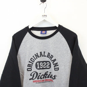 DICKIES 00s Sweatshirt Grey | Large