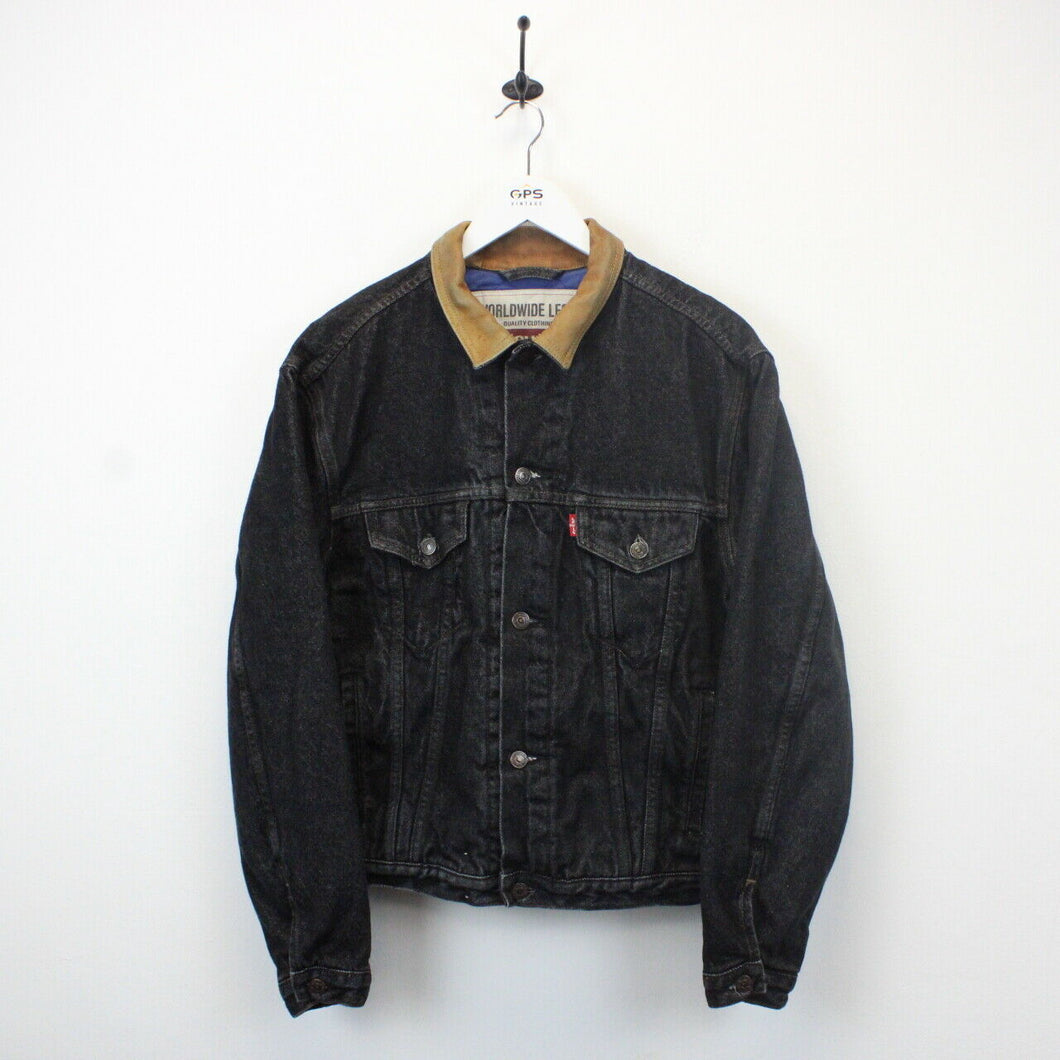 LEVIS Denim Jacket Black | Small