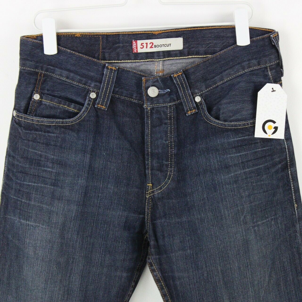 Mens LEVIS 512 Jeans Dark Blue | W31 L34