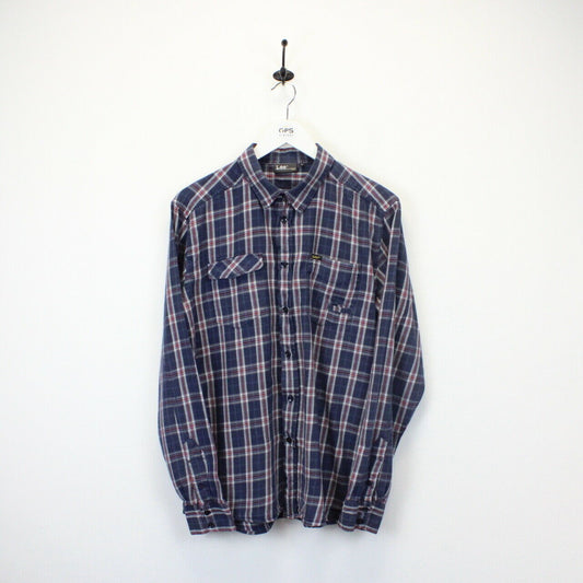 LEE Shirt Navy Blue | Medium