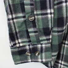 Load image into Gallery viewer, Flannel Plaid Shirt Green | Small
