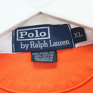 RALPH LAUREN Polo Shirt Orange | XL