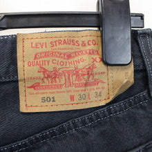 Load image into Gallery viewer, LEVIS 501 Jeans Black | W28 L30
