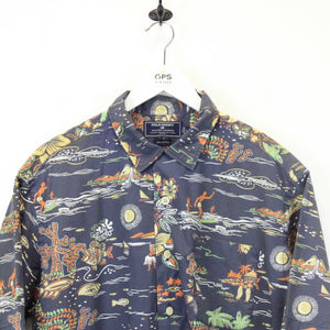 RALPH LAUREN Hawaiian Shirt Multicolour | Large