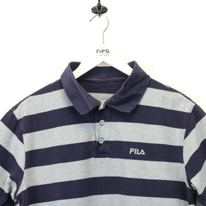 FILA 00s Polo Shirt Grey | Medium