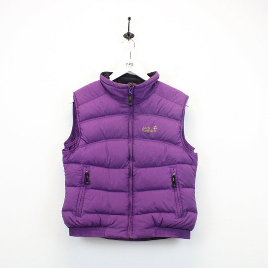 Womens JACK WOLFSKIN Bodywarmer Purple | Medium